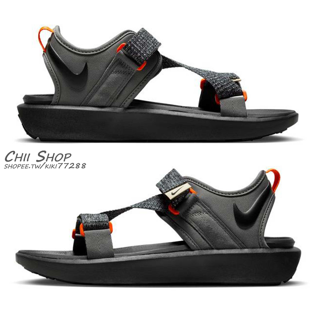 【CHII】日本 Nike Vista 男款 戶外涼鞋 深灰x黑勾 DJ6605-005