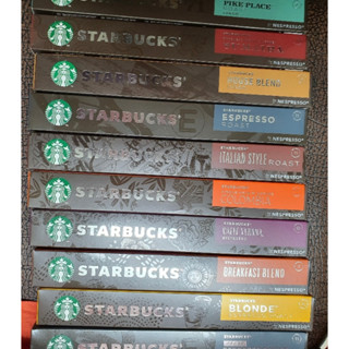 【STARBUCKS 星巴克】星巴克 咖啡膠囊 膠囊咖啡(10顆/盒;適用Nespresso咖啡機)