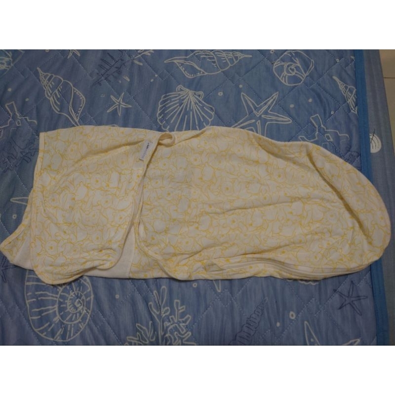 Hugsie 靜音袋鼠包巾 迪士尼竹纖維款 維尼圖案 第一階段 新生兒0-3個月