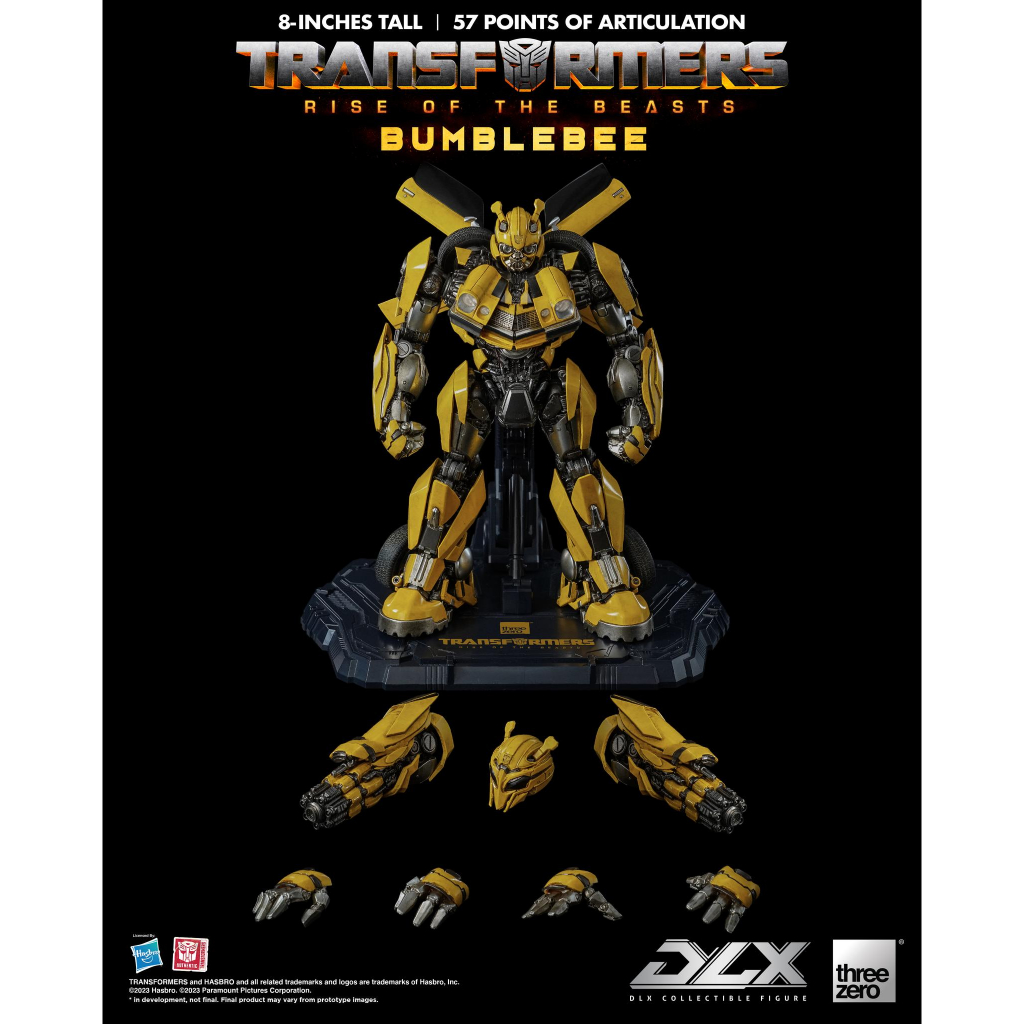 預購 threezero 3A 變形金剛 萬獸崛起 DLX 大黃蜂 8吋 Transformers Bumblebee