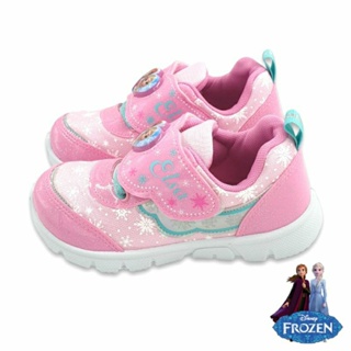【MEI LAN】冰雪奇緣 FROZEN 艾莎 安娜 電燈鞋 運動鞋 防臭 止滑 台灣製 37813 粉色