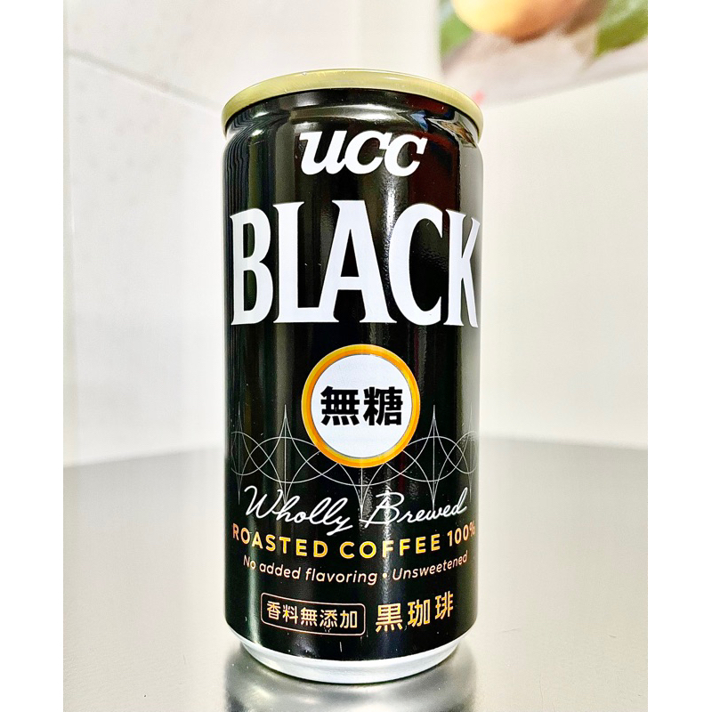 【UCC】BLACK無糖咖啡185g/瓶
