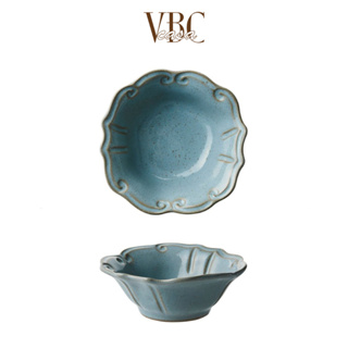 義大利 VBC casa │ 巴洛克系列 18 cm 麥片碗 / 迷霧藍