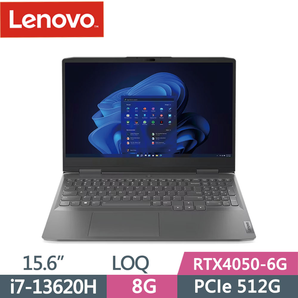 Lenovo 聯想 LOQ 15IRH8 82XV008CTW RTX4050 15.6吋電競筆電 筆記型電腦