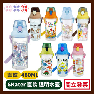Skater 直飲透明水壺 (480ml)