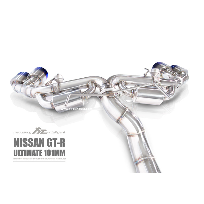 NISSAN GT-R R35 08-16年 FI排氣管 中尾段 閥門排氣 T304 不鏽鋼材質 需報價