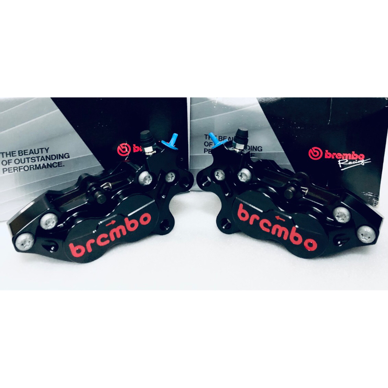 《衝評優惠價》Brembo CNC 對四卡鉗 黑色（標註左/右）（倉11125135）