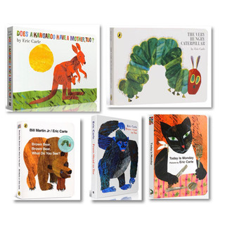 正版硬頁 送音檔 Eric Carle The Very Hungry Caterpillar 好餓的毛毛蟲