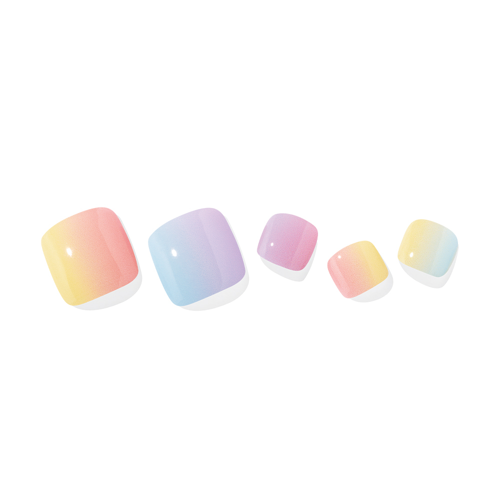 【ohora】 凝膠指甲貼P Juicy Jelly 官方直營/黃色/藍色/紫色/粉色/綠色/彩色/漸層/可愛