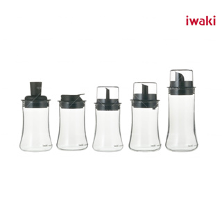 [FMD][現貨] 日本 iwaki 岩城 耐熱玻璃調味料罐 鹽罐 油醋瓶 醬油瓶