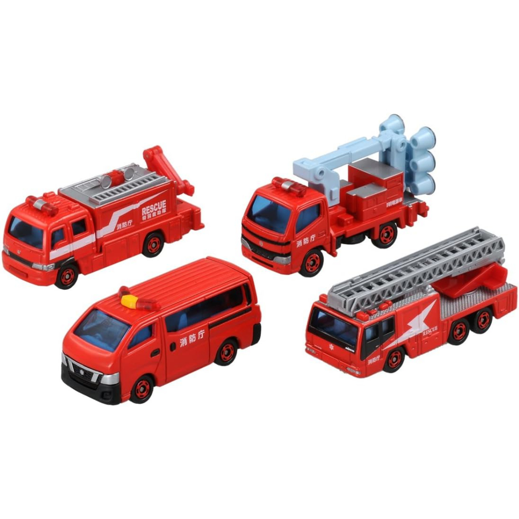 消防車組2 玩具車 消防車輛 雲梯車日版TOMICA  多美小汽車