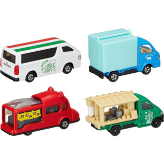 日空食物餐車組 4入日版 Tomica 禮盒組