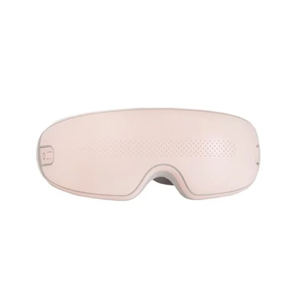 【3ZeBra】雙層氣壓按摩眼罩(白色/粉色) 太陽穴加倍按摩+石墨烯熱敷