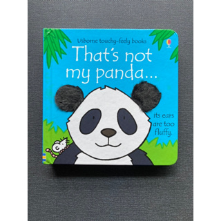 （福利品）Usborne That's not my panda 熊貓正版 小手觸摸書硬頁紙板毛料 硬頁書 動物