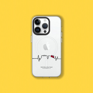 犀牛盾 適用iPhone Clear MagSafe相容 抗黃化透明防摔磁吸手機殼|Hello Kitty系列/撲通撲通