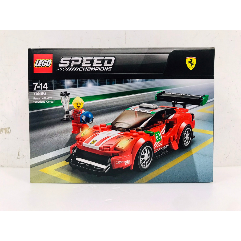 現貨 樂高 LEGO 75886 法拉利 Ferrari 488 GT3 "Scuderia Corsa"
