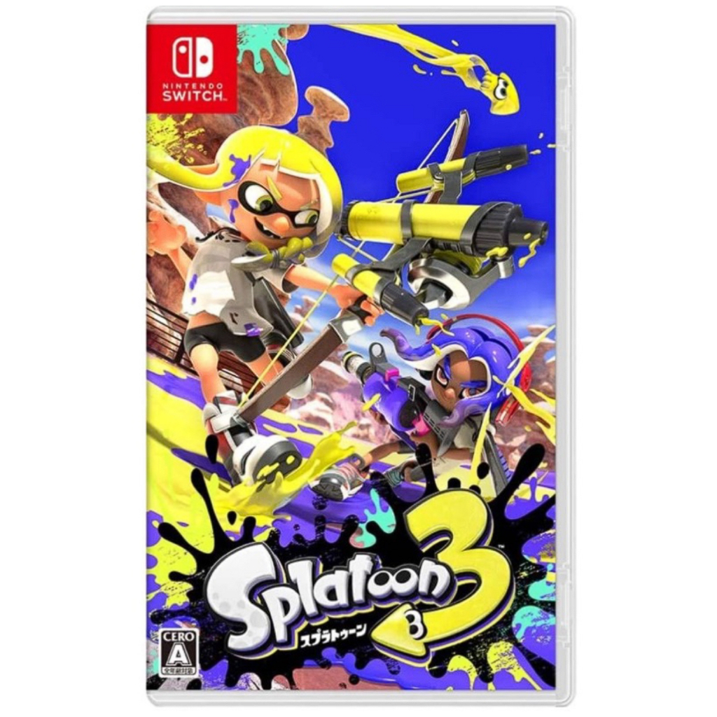 Switch遊戲 NS 斯普拉遁 3 漆彈大作戰3 Splatoon3 中文版 二手