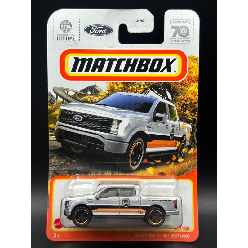 78車庫｜1/64 火柴盒 Matchbox 70｜Ford F-150 f150 Lightning 福特 貨卡 皮卡