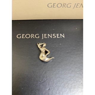 Georg Jensen喬治傑生GJ 絕版丹麥製美人魚墜