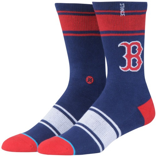 [現貨]美式球隊運動襪  波士頓紅襪Boston Red Sox經典Stance休閒襪 中高筒職業棒球 生日交換禮物