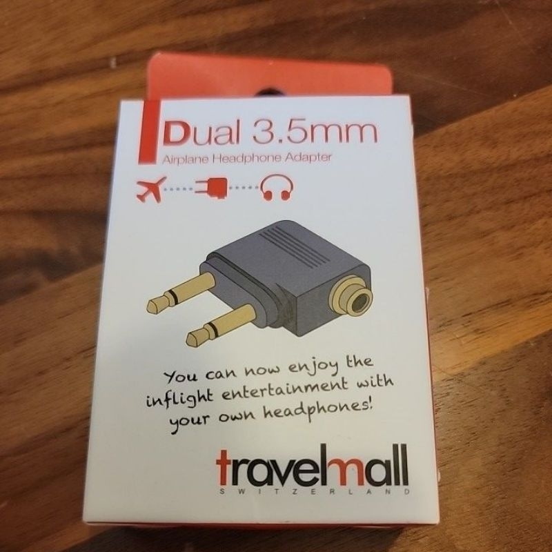 [全新現貨, 特價優惠] Travelmall 旅行配件 Headphone Adapter 飛行耳機轉換器