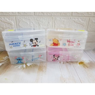 正版迪士尼手提收納盒 隨身置物盒 萬用收納盒 三麗鷗 Hello Kitty 維尼米妮史迪奇 米奇