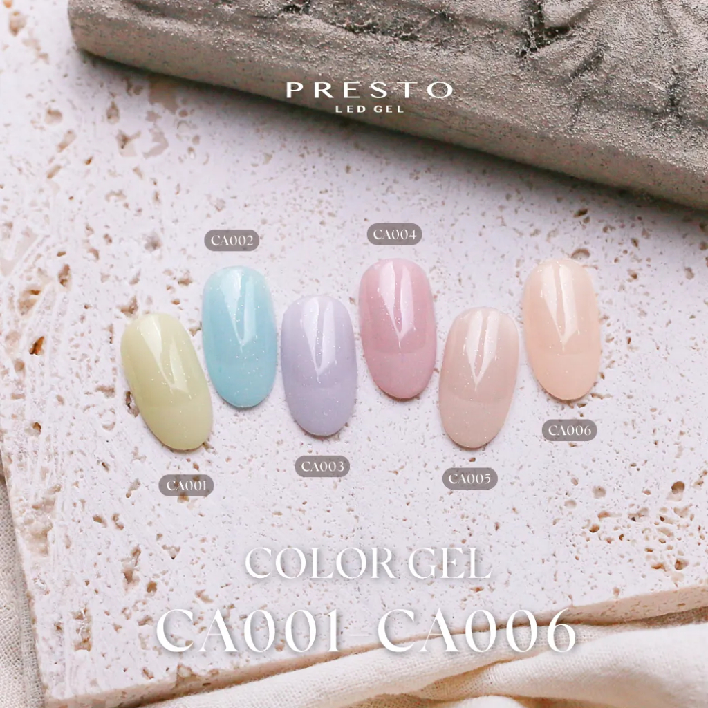Oak nails’🎨 CA系列 Presto Candice監製色 PRESTO 彩色罐裝凝膠 美甲凝膠 呢語系列