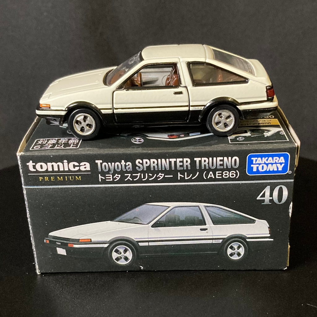 Tomica 多美 黑盒Premium No.40 Toyota豐田 SPRINTER TRUENO (AE86) 附盒