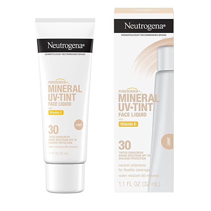 [二手僅試用] Neutrogena 露得清 SPF 30潤色礦物防曬乳 防水無香 #LIGHT  Dr.Grace推薦