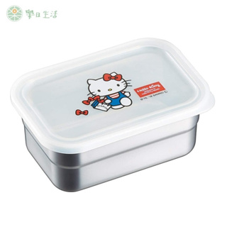 日本SKATER Hello Kitty 不鏽鋼食物保存盒 保鮮盒 便當盒