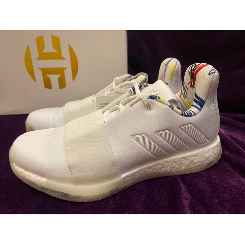 哈登3 全白 EE3961 adidas harden vol.3 籃球鞋 us7.5