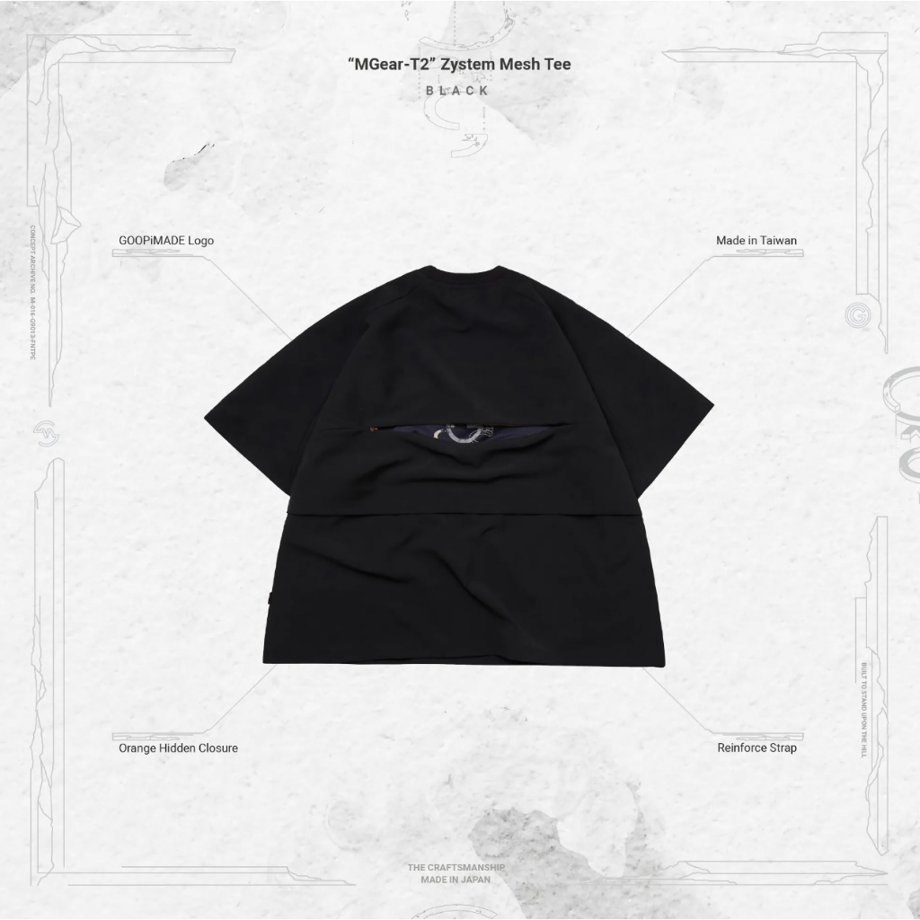 GOOPiMADE “MGear-T2” Zystem Mesh Tee GOOPi