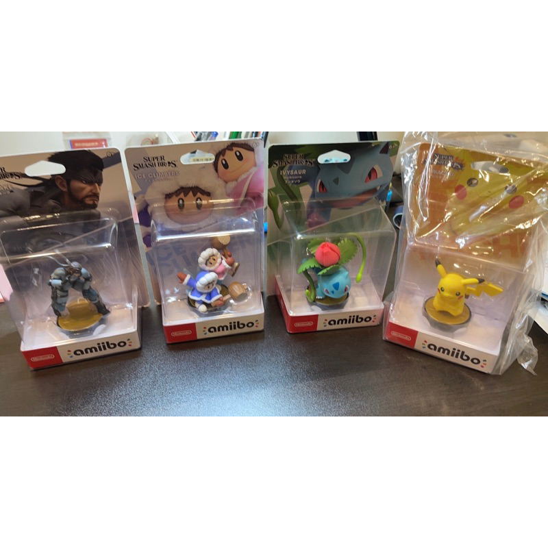 全新未拆 任天堂 switch amiibo 公仔 史奈克 妙蛙 雪人 皮卡