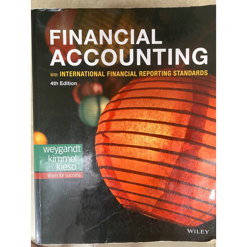 Financial Accounting 4/e 財務會計 會計學原文書 二手 Weygant Kimmel kieso