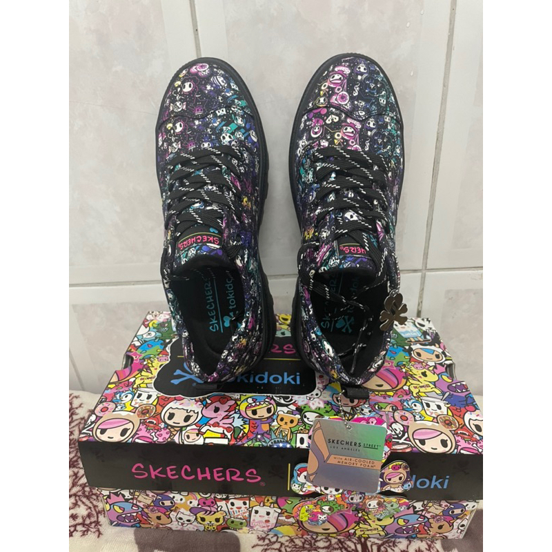 SKECHERS X TOKIDOKI 斯凱奇 聯名款繽紛氣墊鞋