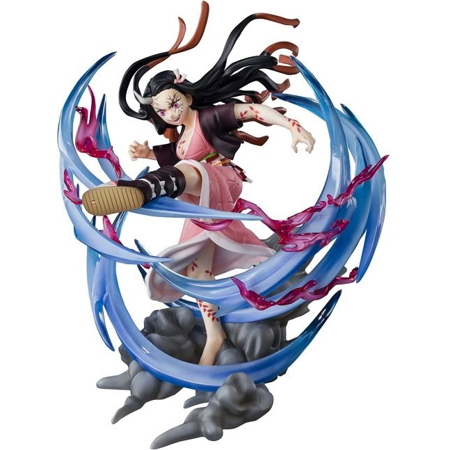萬代 Figuarts ZERO 鬼滅之刃 竈門禰豆子 鬼化進行時 PVC完成品 豬帽子模型玩具