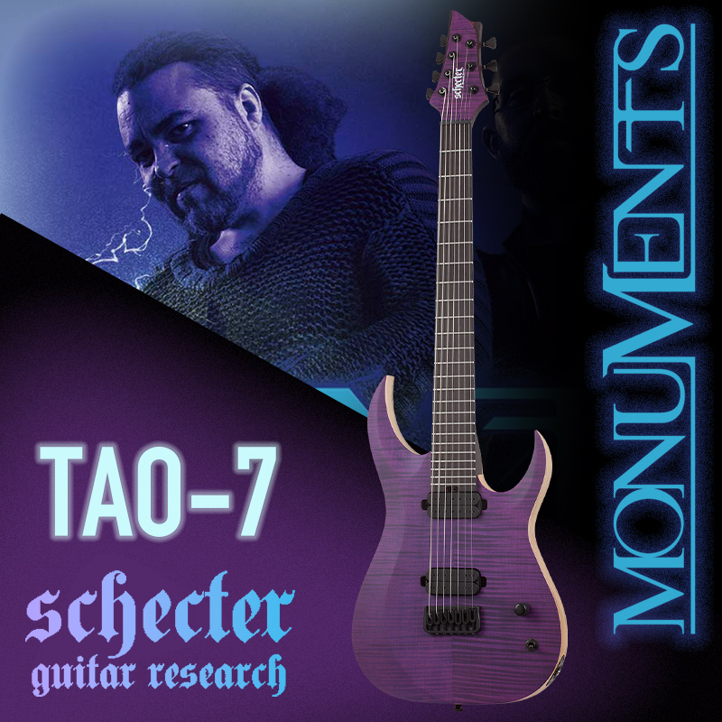John Browne 簽名款 Schecter Tao-7 七弦 雙雙 電吉他【又昇樂器.音響】