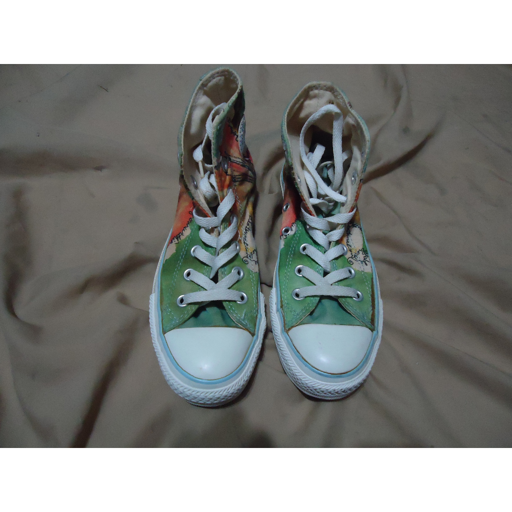 Converse 短筒彩色帆布鞋,UK4/CM23,鞋內長23cm,少穿降價大出清