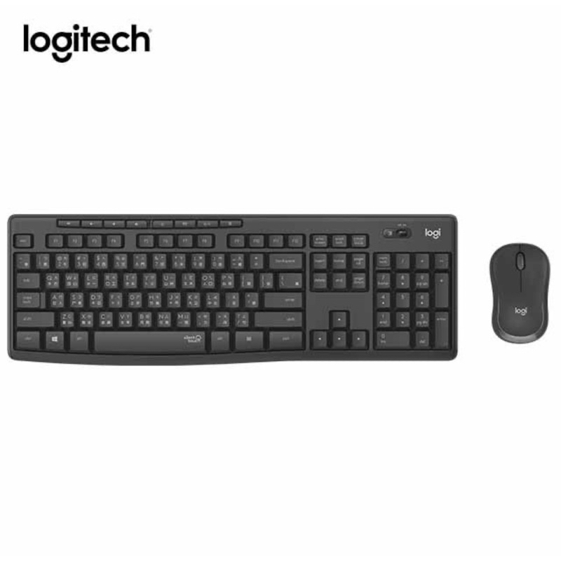 Logitech羅技 MK295 無線/多媒體按鍵/靜音/鍵鼠組/鍵盤滑鼠