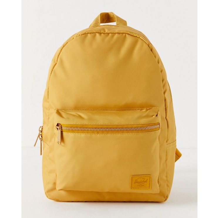 Herschel Supply Grove XS 中小型 深黃 黃色 輕量 帆布 尼龍 金拉鍊 女生 小後背包 現貨