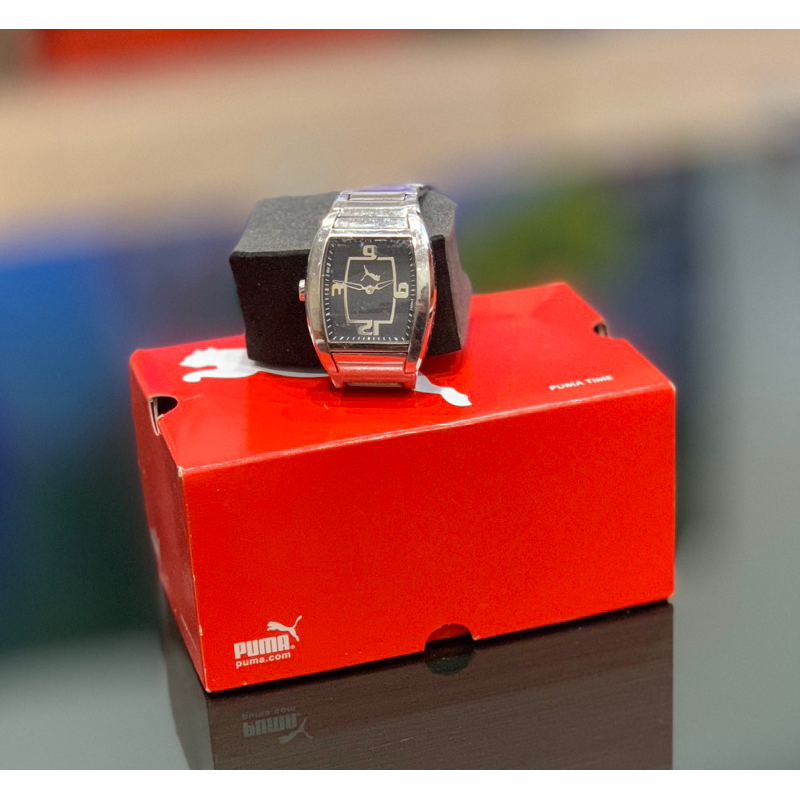 puma正品手錶（不鏽鋼製）   放置一段時間沒在使用，電池要自己換