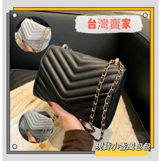 24hr出貨-🇹🇼現貨開發票-時尚小香風 四季流行 東大門流行款式 純色手提包小包包女繡線質感小方包 韓版潮斜挎包