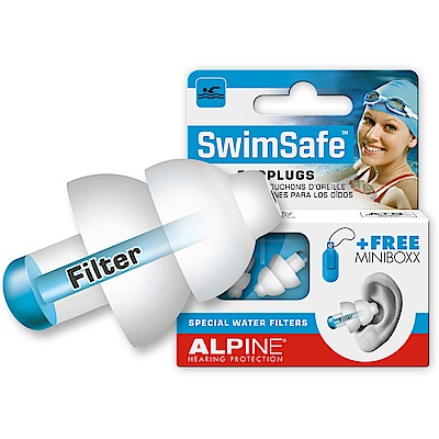 【領域音樂】ALPINE SWIMSAFE 游泳耳塞 防水耳塞 洗澡耳塞 軟耳塞 戲水 耳塞 含便攜盒