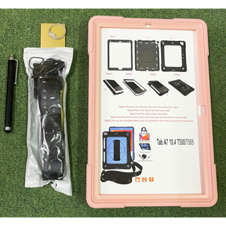 Samsung Galaxy Tab A7 10.4吋 T500 T505 防摔保護套 粉紅色