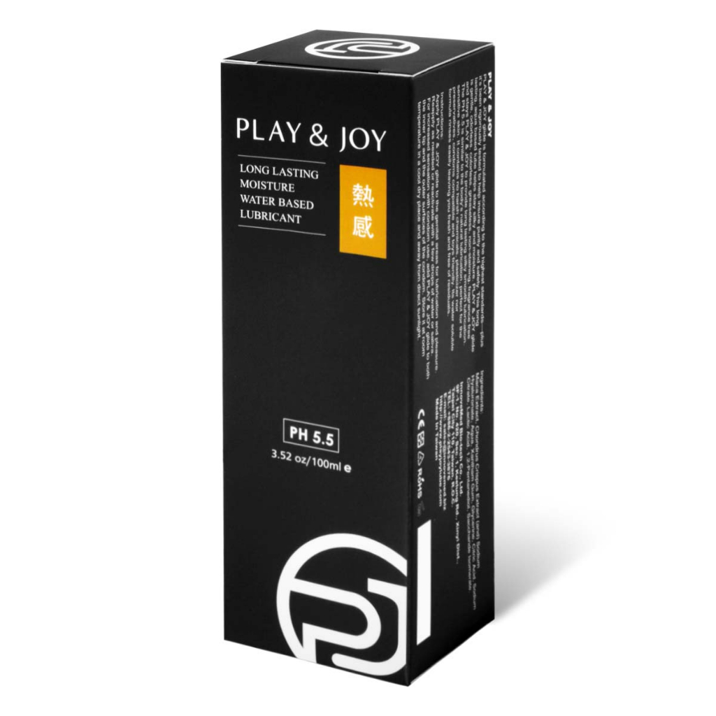 PLAY &amp; JOY 熱感 100ml 水性潤滑劑【桑普森】