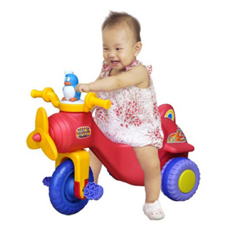 聚聚玩具【正版】親親Ching Ching 童車系列 -螺旋飛機三輪車TR-01