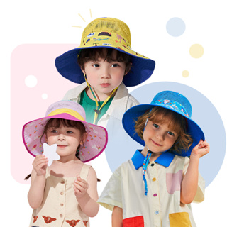 【網眼透氣不悶熱】兒童遮陽帽 寶寶遮陽帽 嬰兒遮陽帽 兒童防曬帽 防曬兒童帽 護頸防曬帽 兒童帽子 防曬帽