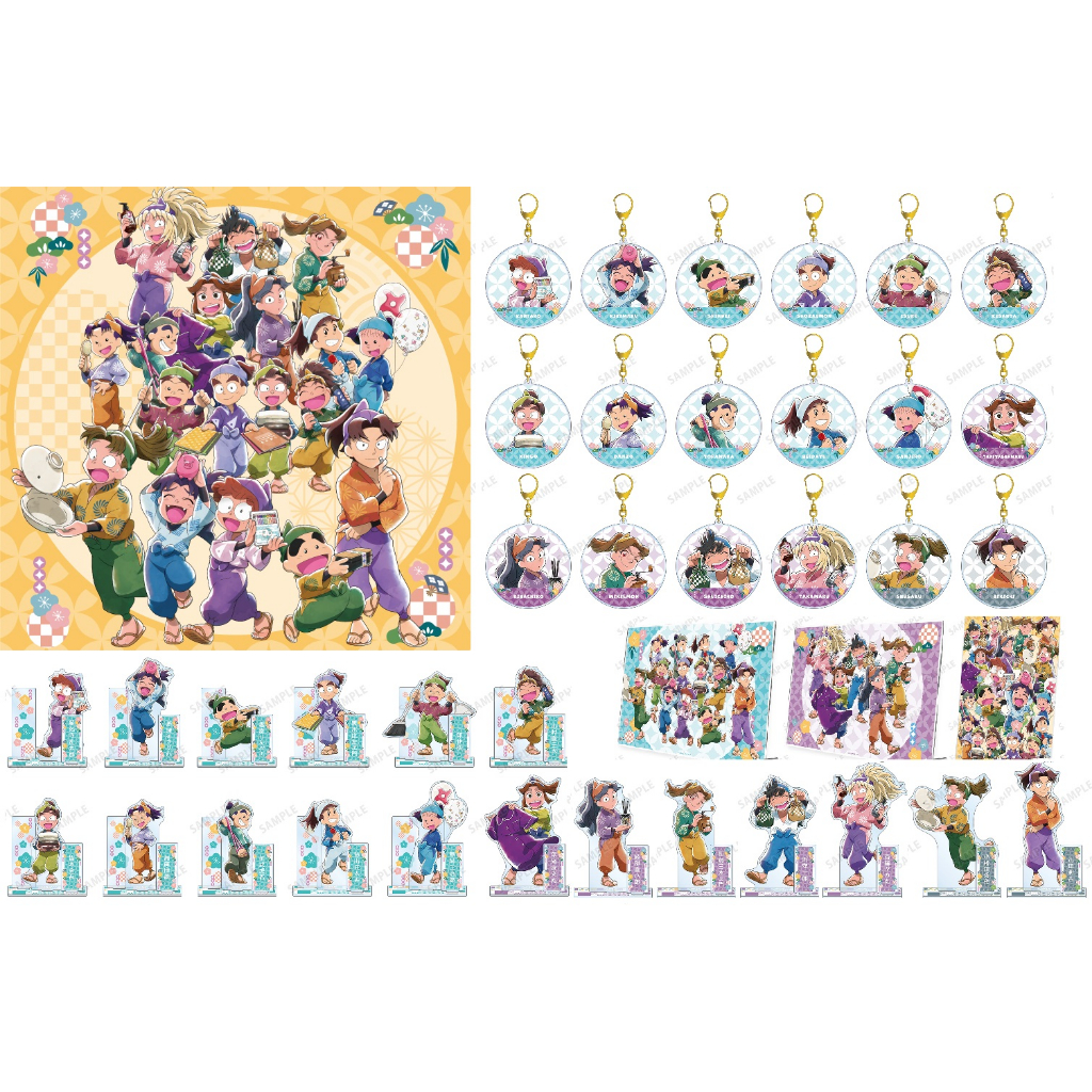 日本代購/忍者亂太郎/壓克力吊飾/鑰匙扣/立牌/壓克力板畫/amnibus/平瀧夜叉丸/綾部喜八郎/小松田/山田利吉