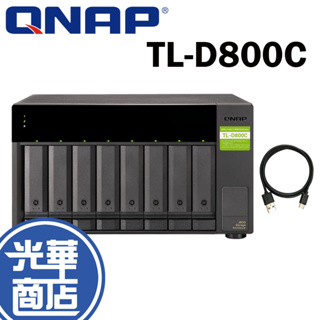 【免運直送】QNAP 威聯通 TL-D800C 8Bay 桌上型 Type-C 儲存擴充設備 公司貨 光華商場