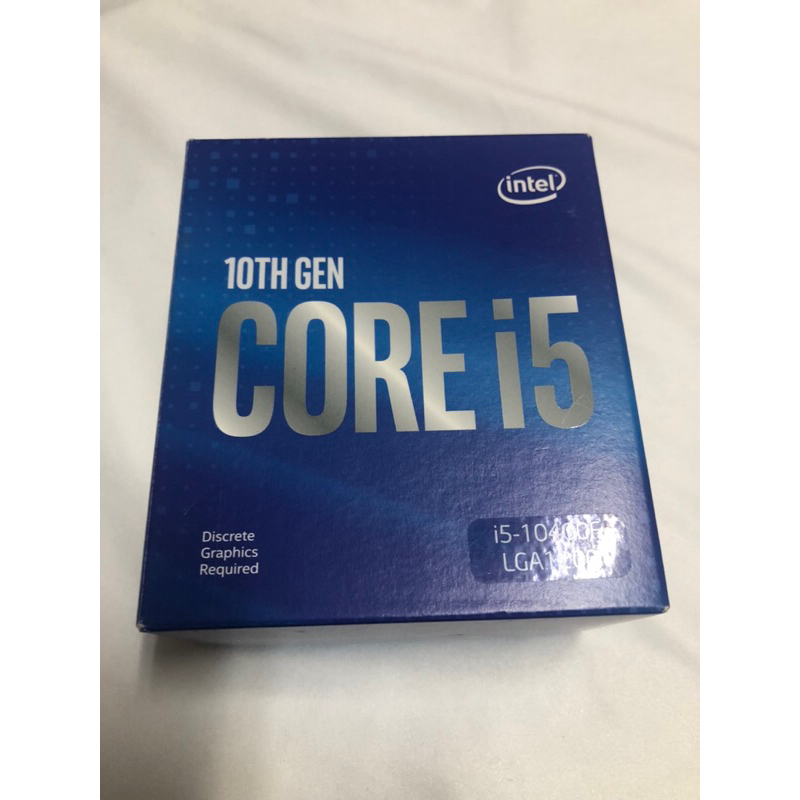 CPU intel i5 10400F(含原廠風扇)